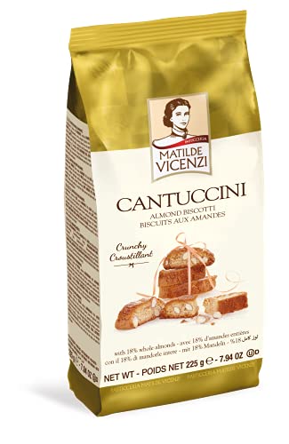 Matilde Vicenzi Cantuccini with almondy, Cantuccini mit Mandeln, Mandelgebäck aus Italien,(10x225g)