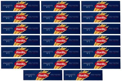 10Kg - 20 x 500g Pasta Barilla Spaghetti Nr. 5 italienisch Nudeln (500g pack each)