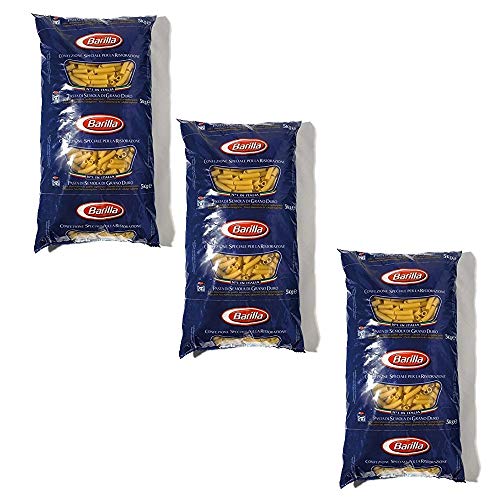 3x Pasta Barilla Tortiglioni Ristorante Nr. 83 italienisch Nudeln 5kg pack